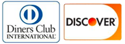 An image with the Diners and Discover logos